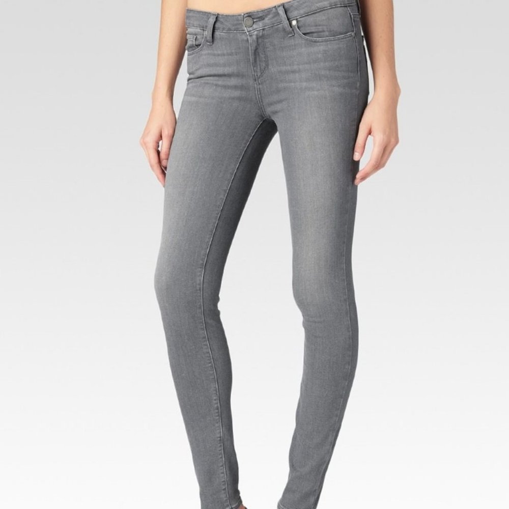 PAIGE Grey Denim Skinny Jeans